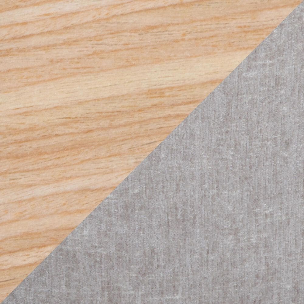 Lumisource Tray 2-Piece Nesting Ottoman Set in Light Brown, , large