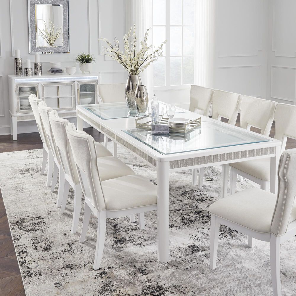 Ashley Chalanna Dining Chair Set of 2 in White, , large