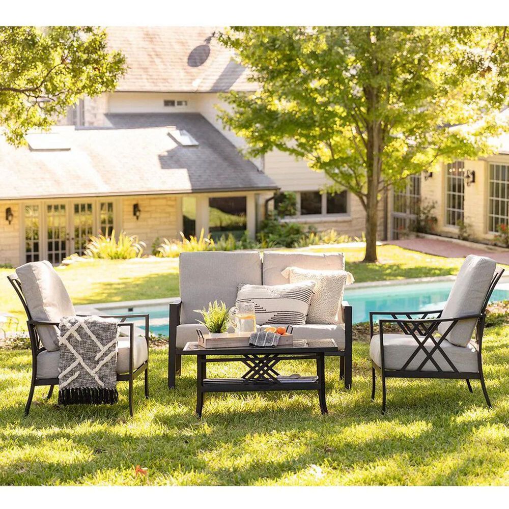 Four Seasons Monticeto 4-Piece Conversation Set in Beige, , large