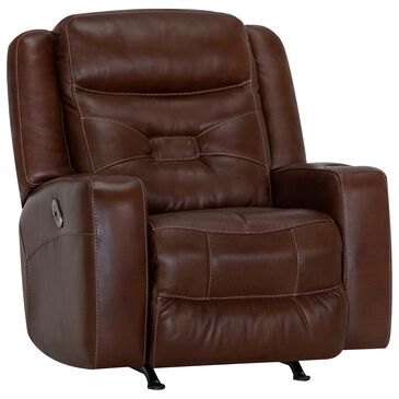 Moore Furniture Quantum Dual Power Rocker Recliner in Cinnamon, , large