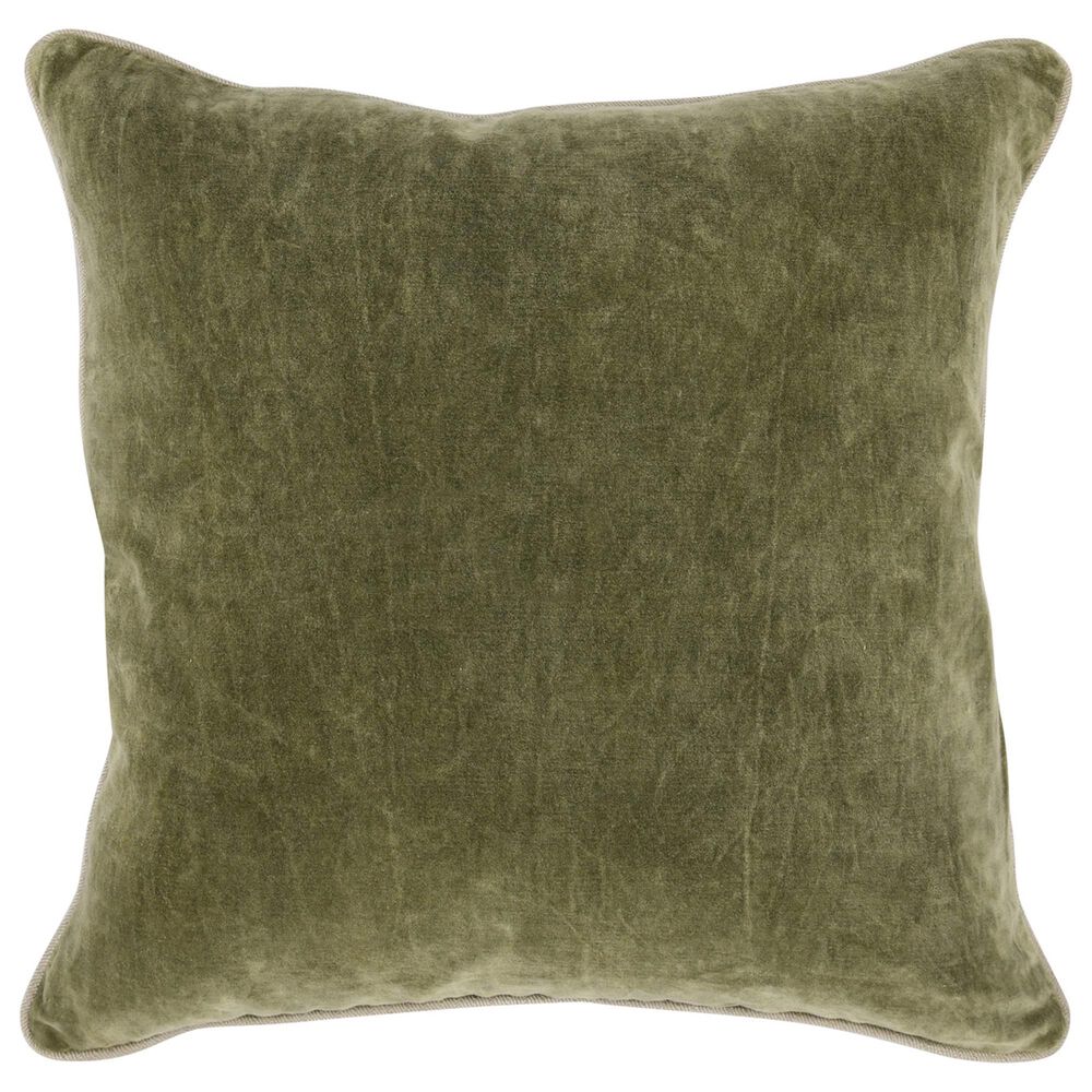 Classic Home Heirloom 22" Square Throw Pillow in Moss, , large