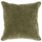 Classic Home Heirloom 22" Square Throw Pillow in Moss, , large