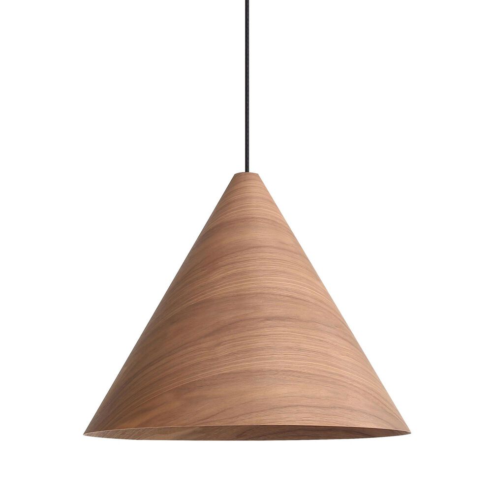 Golden Lighting Conique 3-Light Pendant in Dark Walnut, , large