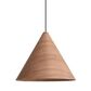Golden Lighting Conique 3-Light Pendant in Dark Walnut, , large