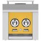 Hestan 12" Built-In Natural Gas Double Side Burner for Cart in Sol, , large