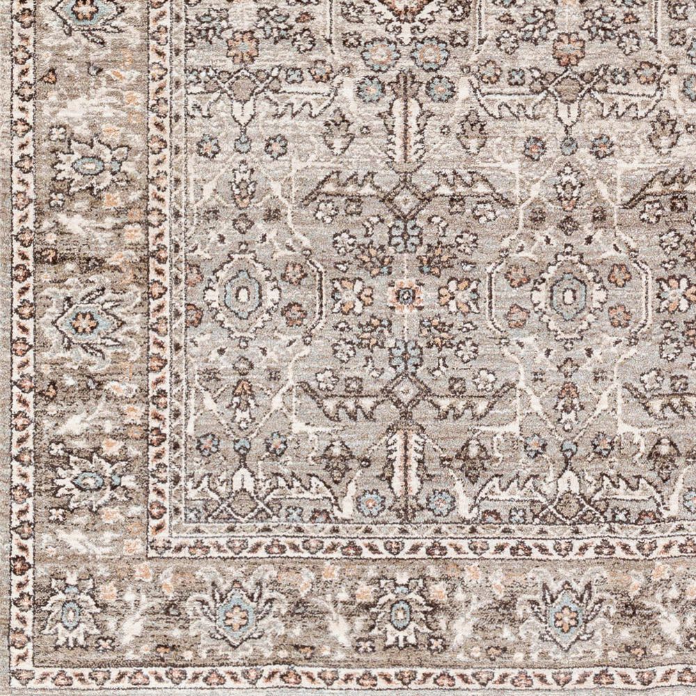 Surya Carlisle Oriental 2&#39; x 2&#39;11&quot; Dusty Sage, Light Gray, Dusty Pink, Ivory, Pale Blue and Charcoal Area Rug, , large