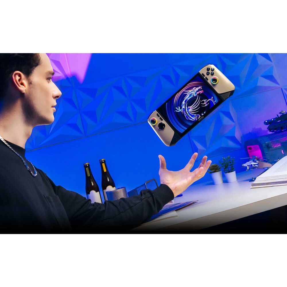 MSI Claw 8 AI+ A2VM Gaming Handhelds in Sandstorm, , large