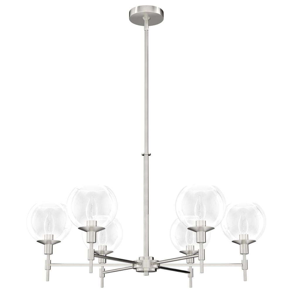 Hunter Xidane 6-Light Chandelier in Brushed Nickel, , large