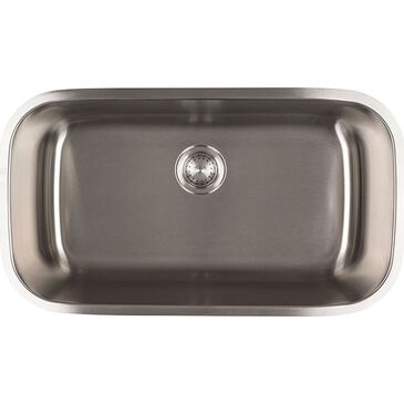 MS International Undermount Single Bowl Kitchen Sink in Brushed Satin, , large