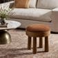 Four Hands Louise Accent Stool in Crypton Wayfarer Sienna, , large