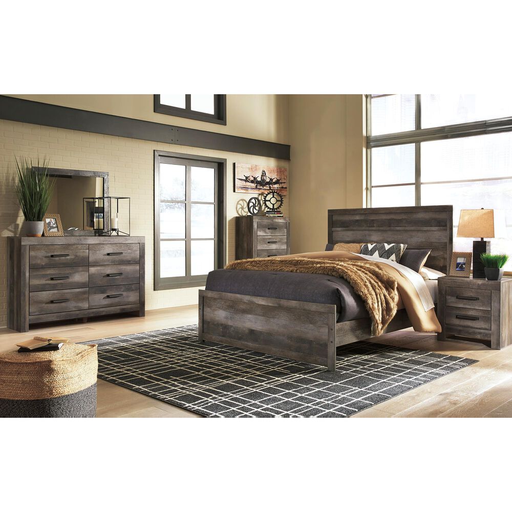 Ashley Wynnlow Queen Panel Bed in Gray, , large