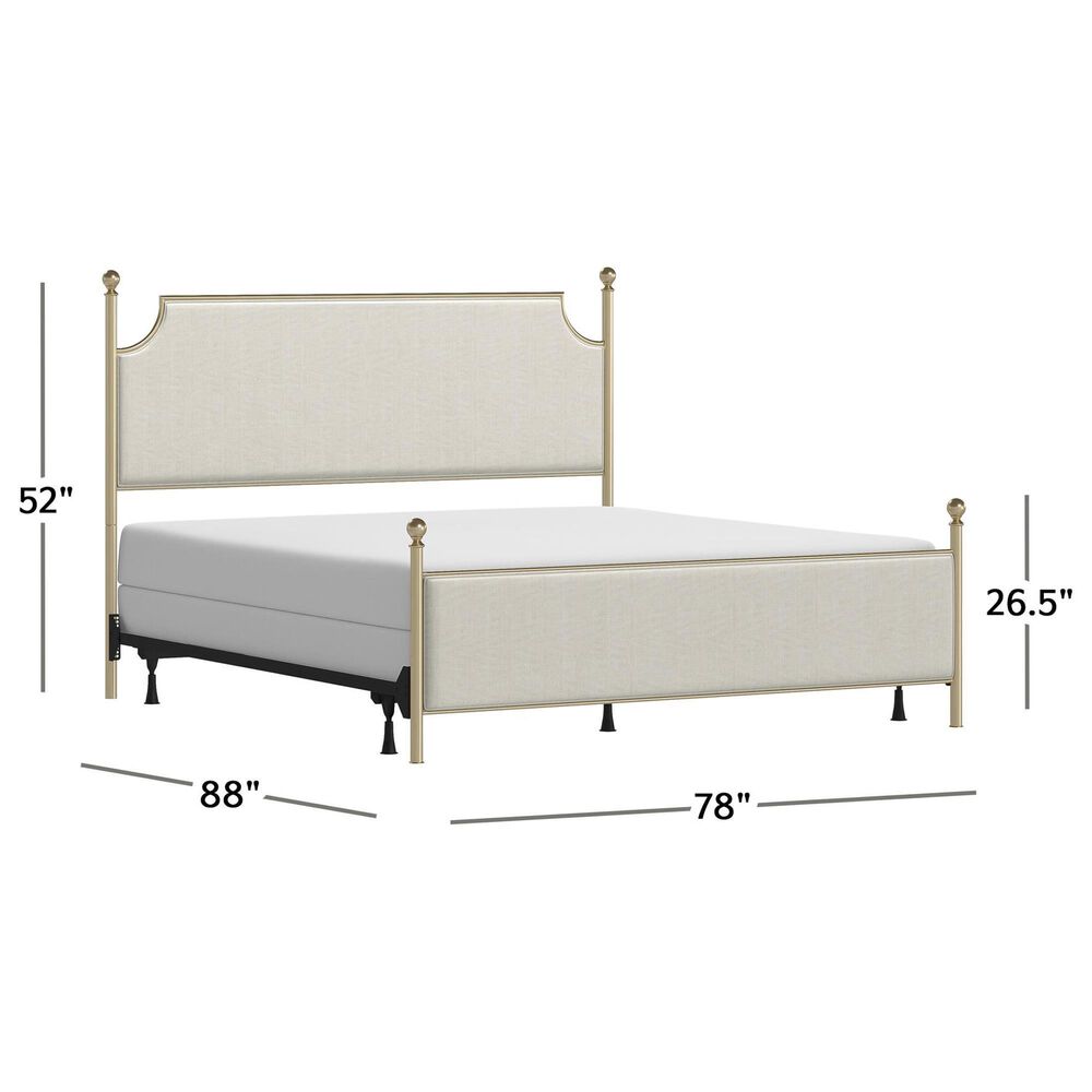 Richlands Furniture McArthur King Poster Bed in Beige, , large