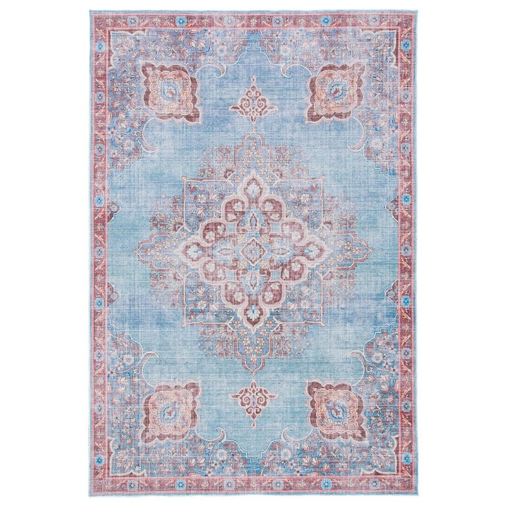 Safavieh Serapi 9" x 12" Blue and Brown Area Rug, , large