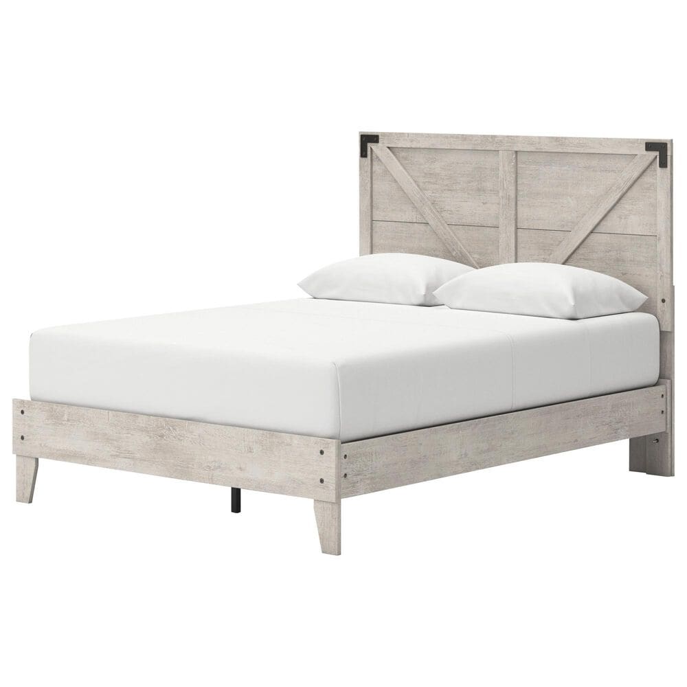 Ashley Shawburn Queen Platform Bed in Gray, , large