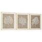 Ashley Hendridge 20" x 24" Wall Art in Taupe and White (Set of 3), , large