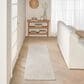 Nourison Pure Patterns Ivory and Grey 2"3" x 7"6" Runner, , large
