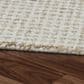 L&R Resources Criss Cross Beige and Ivory 10" x 14" Area Rug, , large