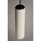 ET2 Pleat 1-Light LED Plaster Pendant in Matte Black, , large
