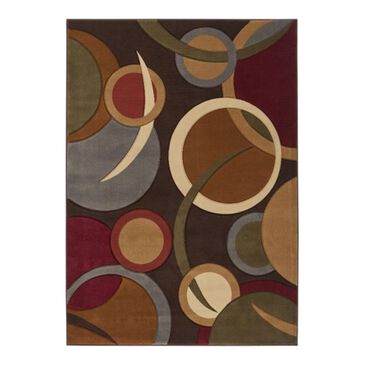 Surya Majestic MAJ1019 2"2" x 3"3" Choc/Olive/Burg/Gray Area Rug, , large