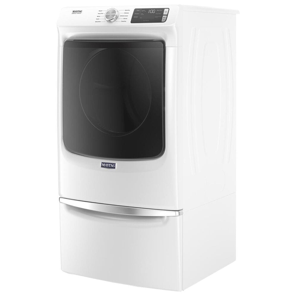 Maytag 7.3 Cu. Ft. Gas Dryer with 12 Dry Cycles in White, , large