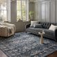Magnolia Home Gigi Navy and Stone 4" x 6" Area Rug, , large