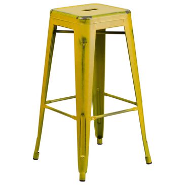 Flash Furniture 30" Barstool in Yellow, , large