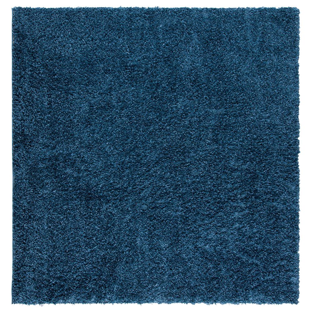 Safavieh August Shag AUG200M 4" Square Navy Area Rug, , large