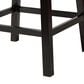 Baxton Studio Theron Swivel Counter Stool with Dark Brown Cushion in Espresso Brown (Set of 2), , large