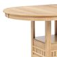 Pacific Landing Lavon 5-Piece Oval Counter Height Dining Set in Light Oak, , large