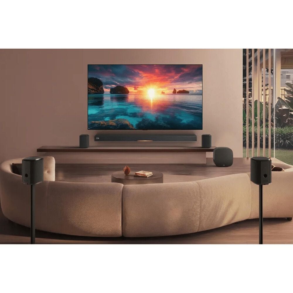 LG 83" Class G6 Series OLED evo AI 4K with Supplied Flush Wall Mount in Black - Smart TV, , large