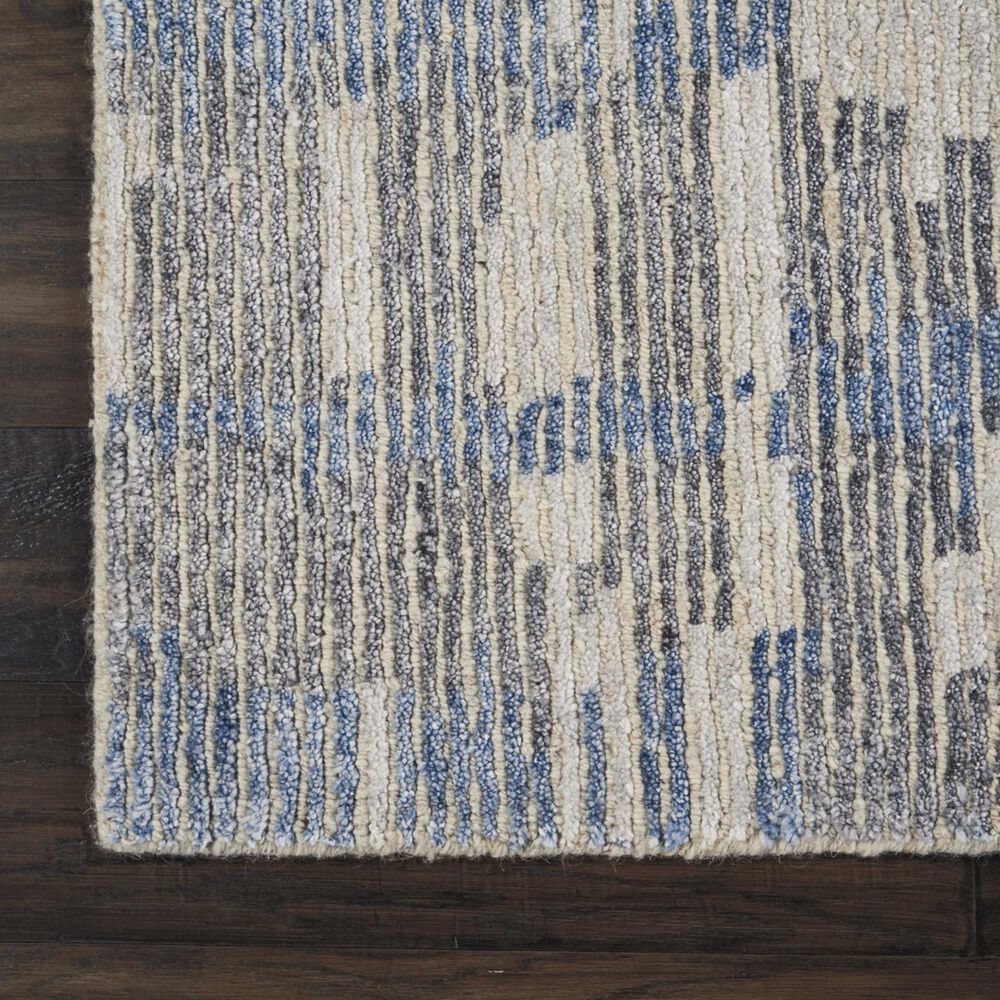 Nourison Ellora ELL01 9&#39;9&quot; x 13&#39;9&quot; Blue Area Rug, , large