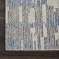 Nourison Ellora ELL01 9"9" x 13"9" Blue Area Rug, , large