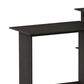 HOMLUX L-Shaped Computer Desk with Open Display Shelves in Espresso and Black, , large