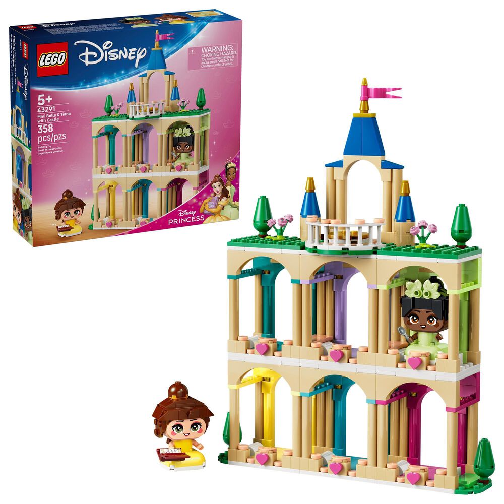 LEGO Mini Princesses Belle and Tiana with Castle Building Set