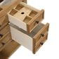 James Martin Malibu 48" Single Bathroom Vanity in Amber Birch with 3 cm Lime Delight Quartz Top and Rectangular Sink, , large