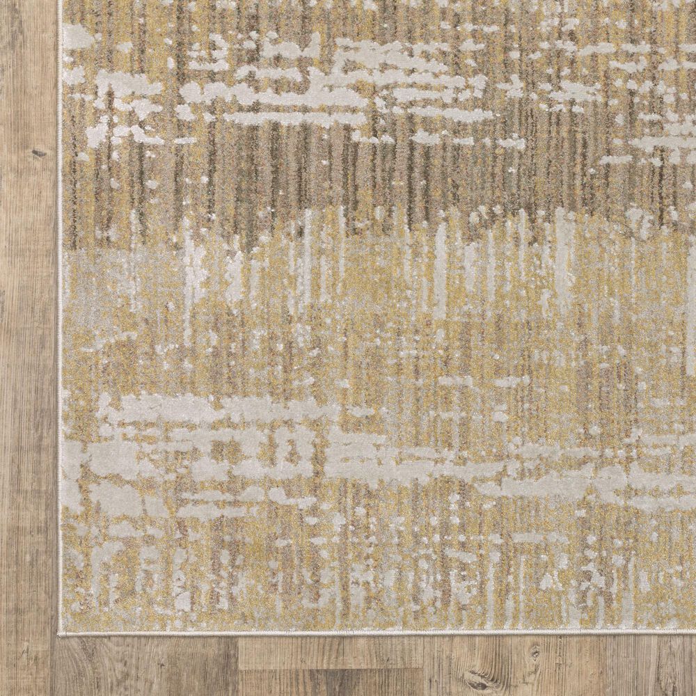 Oriental Weavers Mallory Gold and Brown 5&#39;3&quot; x 7&#39;6&quot; Area Rug, , large