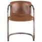Home Trends & Design Portofino Leather Dining Chair in Chestnut, , large