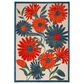 Nourison Aloha ALH33 3"6" x 5"6" Ivory and Multicolor Indoor/Outdoor Area Rug, , large