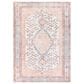 Surya Amelie AML-2326 5"3" x 7"3" Blush, Ivory, Aqua, Peach, Camel and Charcoal Area Rug, , large