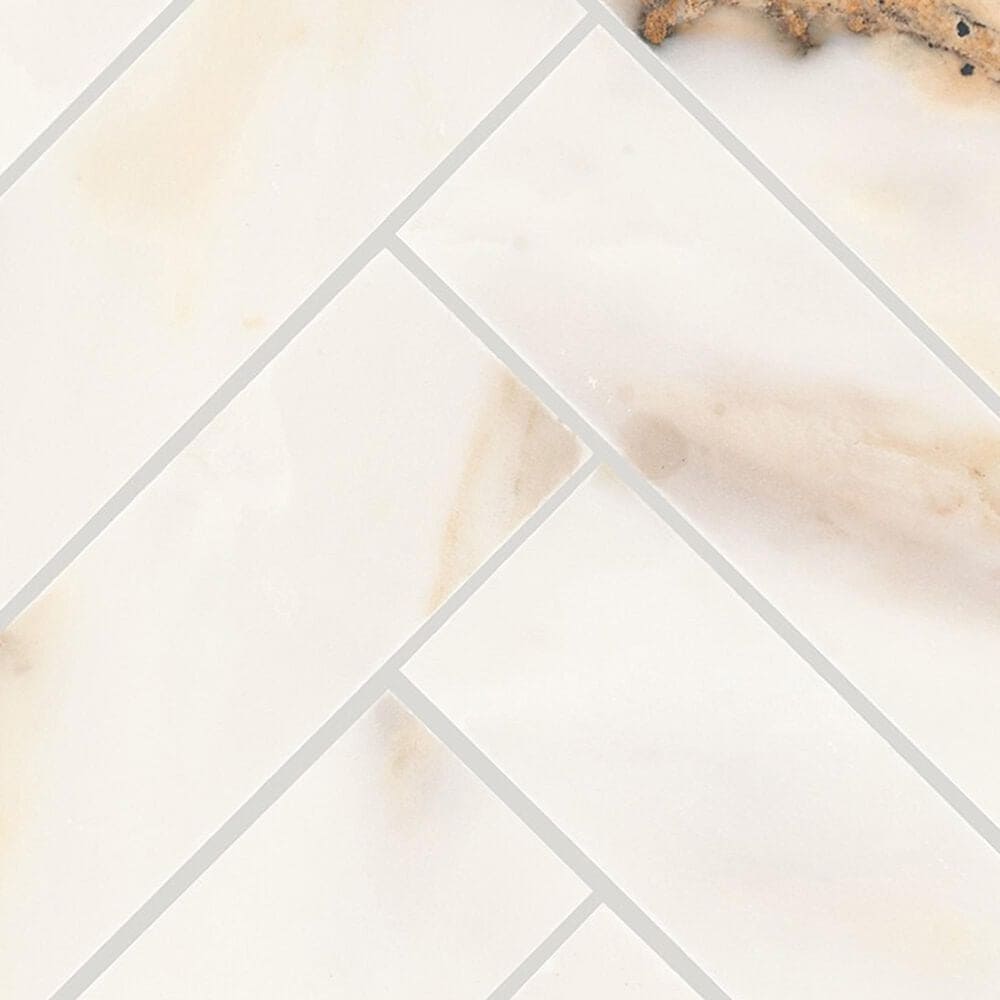 Dal-Tile Gamma Bella 10&quot; X 15&quot; HERRING Natural Stone Mosaic Sheet, , large