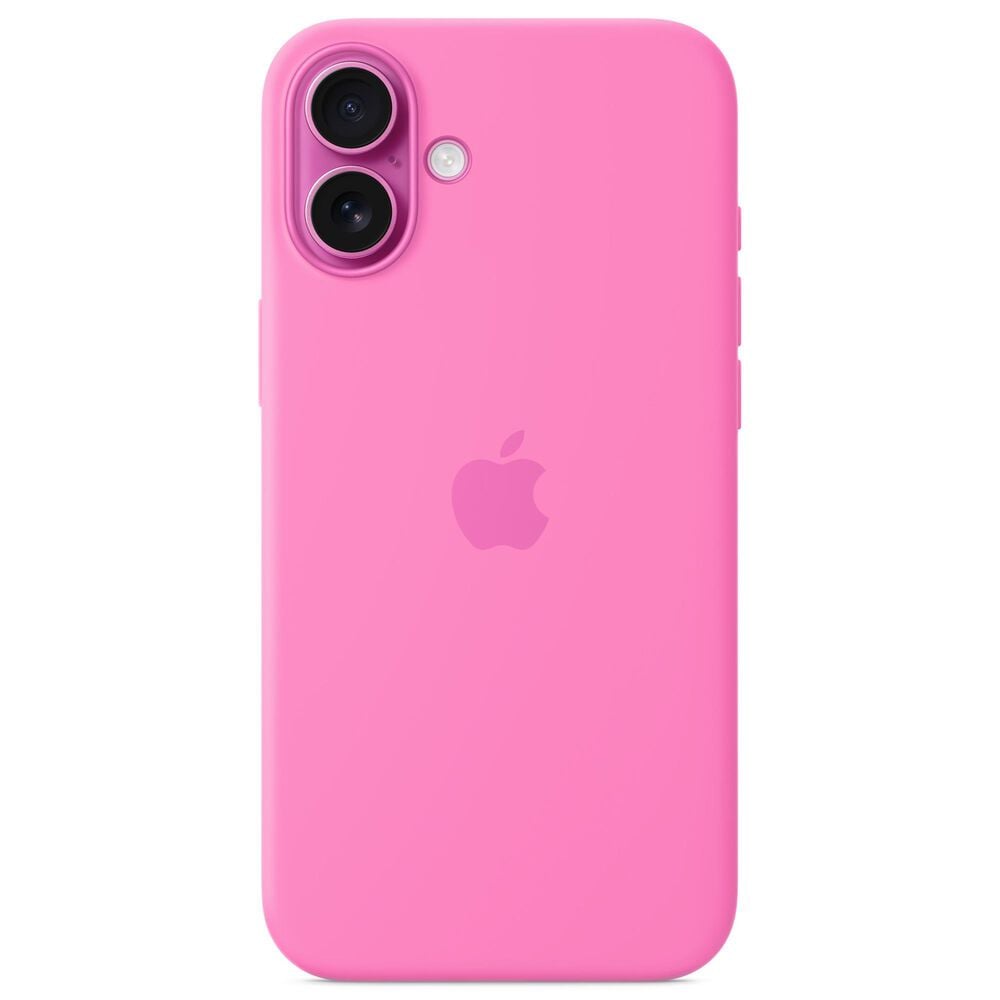 Apple Silicone Case with MagSafe for iPhone 16 Plus in Peony, , large