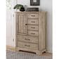 Viceray Collections Cool Rustic 6-Drawer Standing Chest in Clear Maple, , large