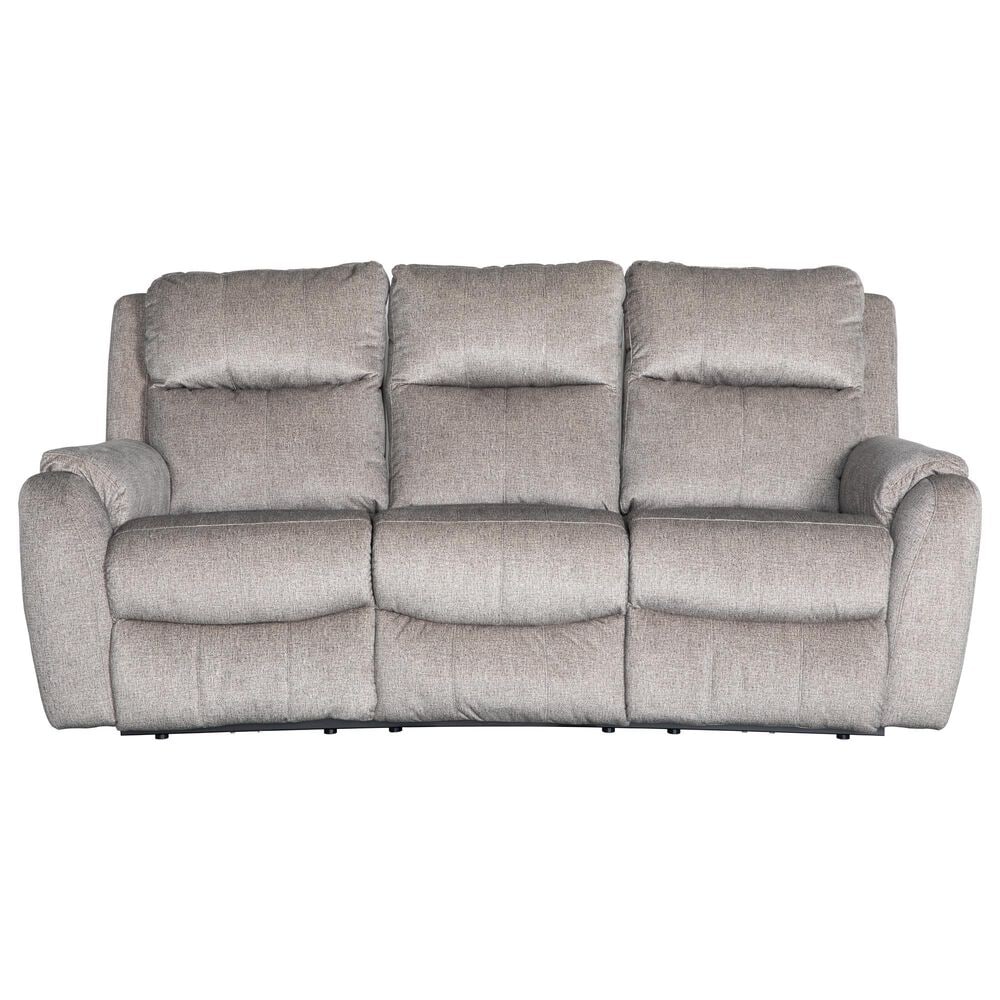 Southern Motion Marquis Power Double Reclining Sofa with Power Headrest in Driftwood, , large