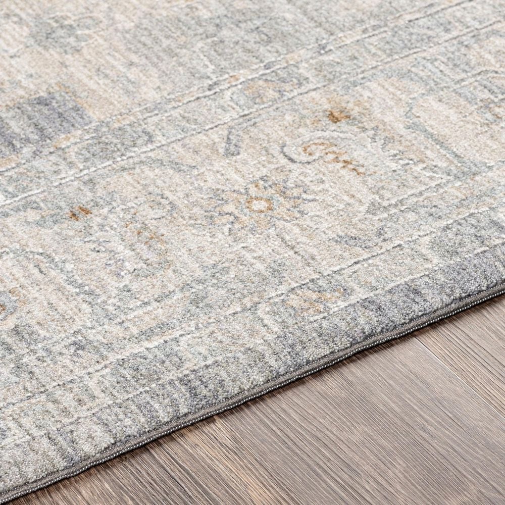 Surya Avant Garde 5&#39; x 7&#39;5&quot; Gray, Beige and Denim Area Rug, , large