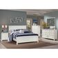 New Heritage Design Tamarack 3 Piece Queen Bedroom Set in White, , large