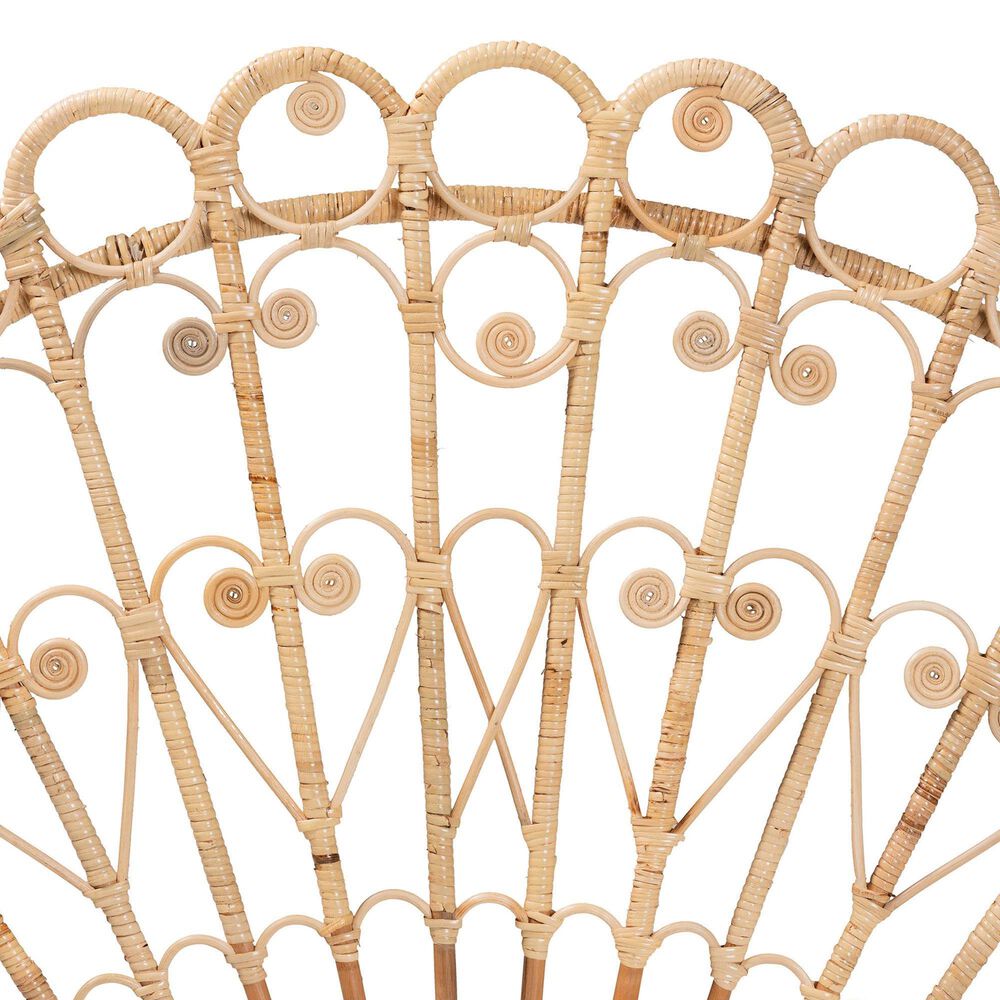 Baxton Studio Rasima Queen Standalone Headboard in Natural Brown, , large