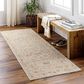 Surya Reina Light Gray, Medium Gray, Cream, Light Brown, Denim, Rust, Mustard and Olive 2"7" x 10" Runner, , large