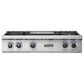 Viking Range 36" 7 VRT7364GSSLP Series Gas Rangetop in Stainless Steel, , large