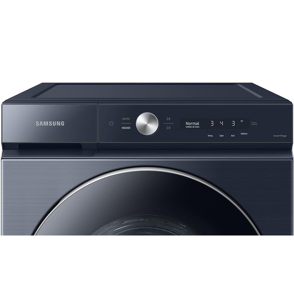 Samsung Bespoke 5.3 Cu. Ft. Ultra Capacity Front Load Washer with Ai OptiWash and Auto Dispense in Brushed Navy., , large