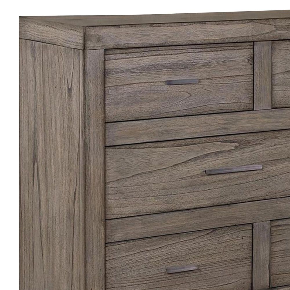 Riva Ridge Modern Loft 3-Piece King Storage Bedroom Set in Greystone, , large